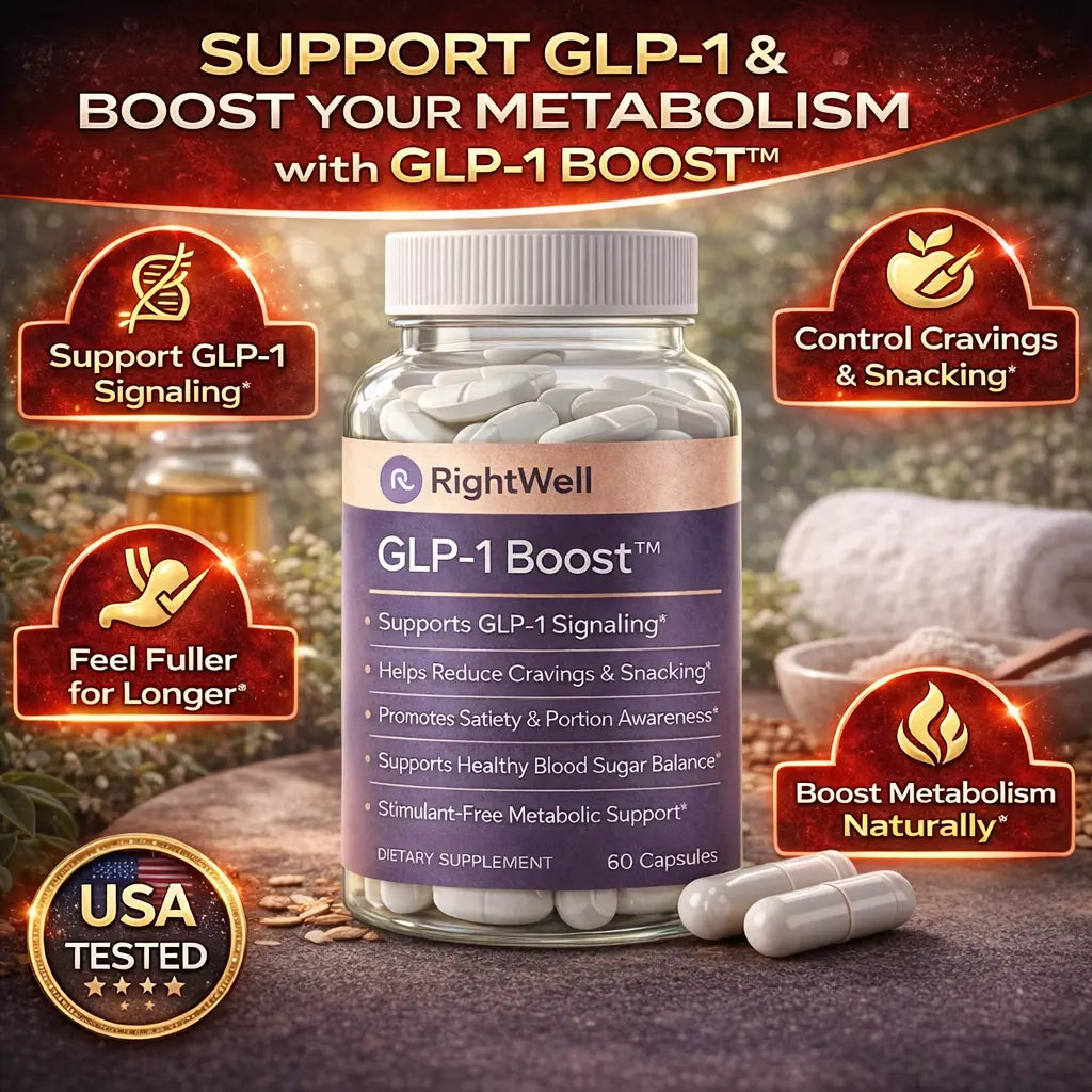 GLP - 1 Boost™ Increase GLP - 1 Signaling and Weight Loss Support - RightWell